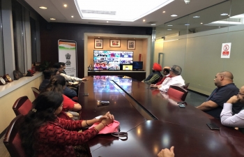 CGI, Guangzhou organized webcast/live streaming of Parvasi Bhartiya Divas (PBD) 2020 held at New Delhi on 9 January, 2020